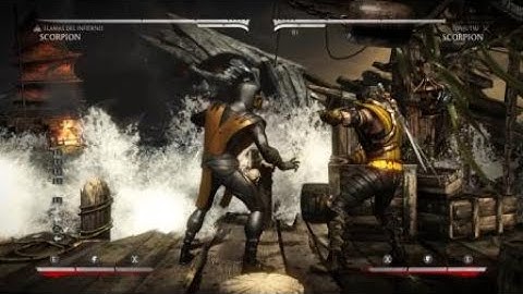 Scorpion hellfire cancel fireball practica