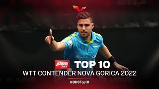 Top 10 Table Tennis points from #WTTContender Nova Gorica 2022 | Presented by DHS