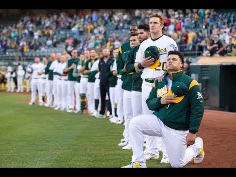 A's catcher Bruce Maxwell, who knelt during national anthem, arrested on gun ...