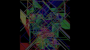 Cellular automaton crack line model