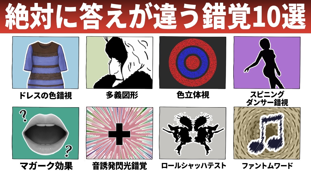 【診断】あなたはどっち？答えが変わる錯覚10選