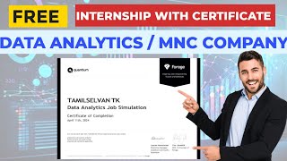 Quantium Data Analyst Online Internship with Certificate | Power BI Tool | What is Data Analytics Net Worth