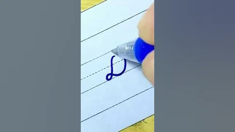 How to write capital D in English cursive writing #shorts #viral #cursivewriting #asmr #calligraphy