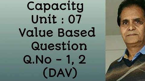 DAV - CBSE - Class IV - Mathematics - Unit 07 - Capacity - Value Based Question - Q.No - 1, 2