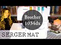 Brother 1034dx Serger Mat | Easy Serger Project For Beginners | Serging Corners Tutorial