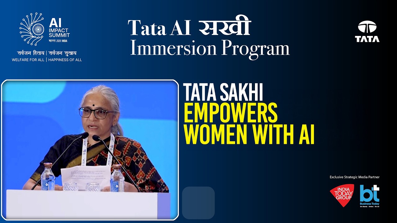 TCS ED, President COO Aarthi Subramanian Pitches Inclusive AI At Tata AI Sakhi Immersion Programme