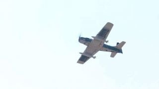 Skytyping and formation flying at the Oshkosh air show