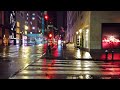 ⁴ᴷ⁶⁰ Midtown Manhattan New York City Midnight Walking Tour in Light Rain (October 12, 2020)