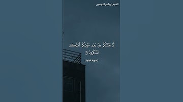 سورة البقرة آية(٥٥-٥٧) / ياسر الدوسري