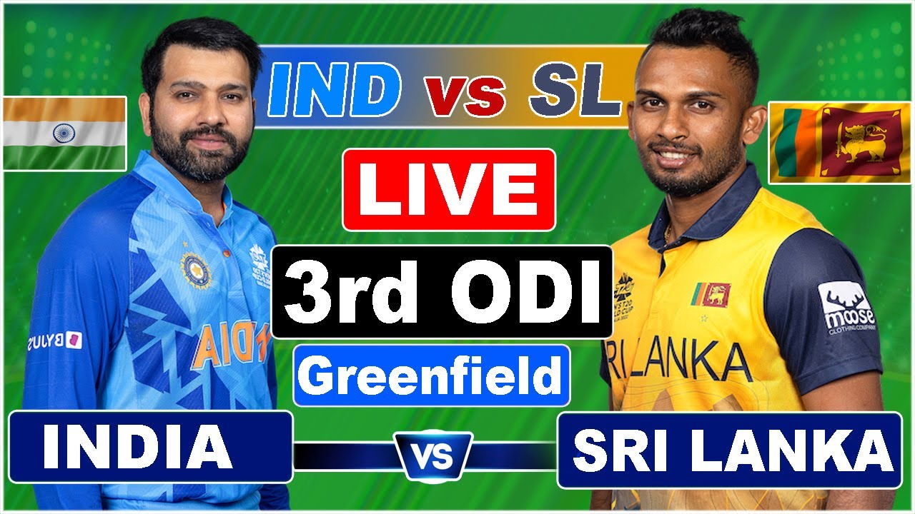 India vs Sri Lanka, 3rd ODI - Live Live Scores and Commentary IND Vs SL Match 2023