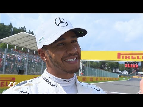 Emotional Hamilton Equals Schumacher's Pole Record | 2017 Belgian Grand Prix