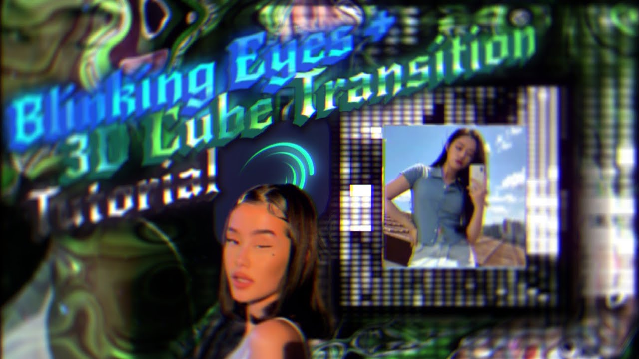 Blinking Eyes + 3D Cube Transition Tutorial | Alight Motion - YouTube