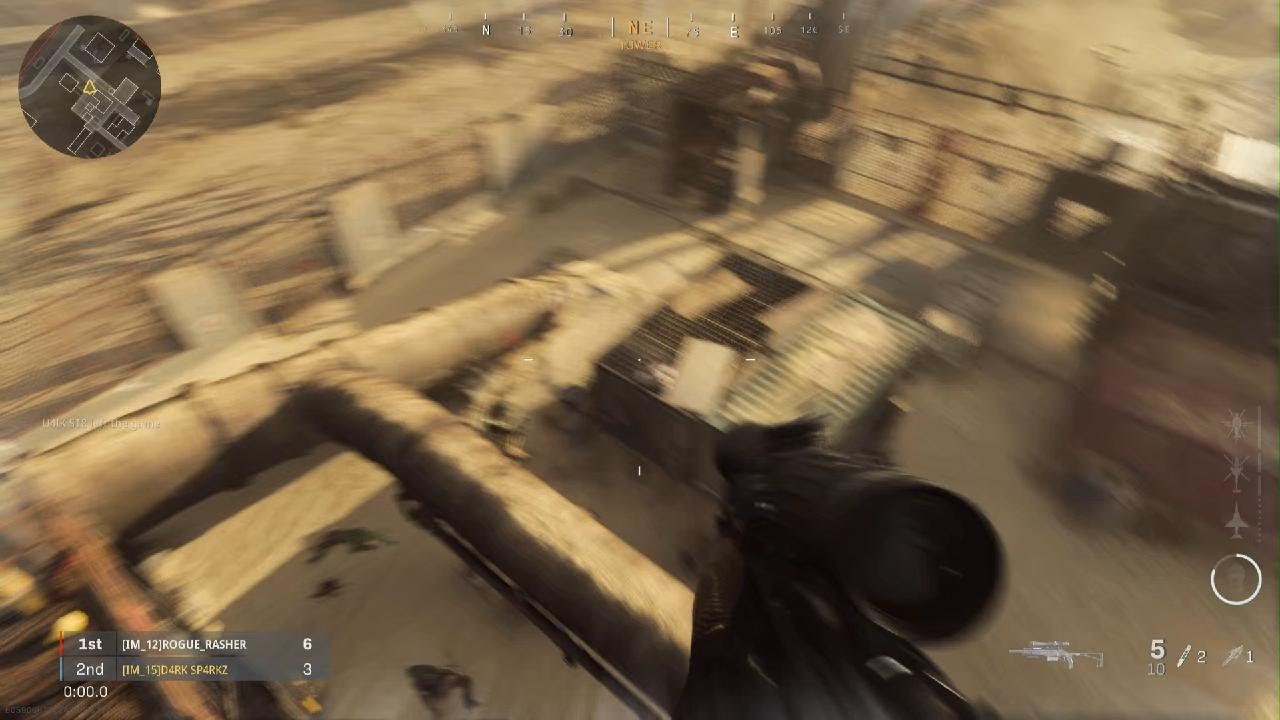 Call of Duty: Modern Warfare - No Scope Jump Shot - YouTube