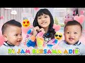 Dinar vlog 1 jam menjaga adik bayi diego dari lahir i love u adek trending viral