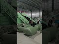 semi-auto plastic film hydraulic baler #baler #baling #recycling
