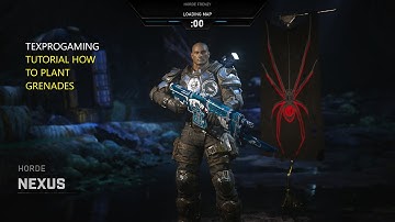 Gears 5 TUTORIAL HOW TO PLANT GRENADES OBJECTS/WALLS OR ENEMIES.