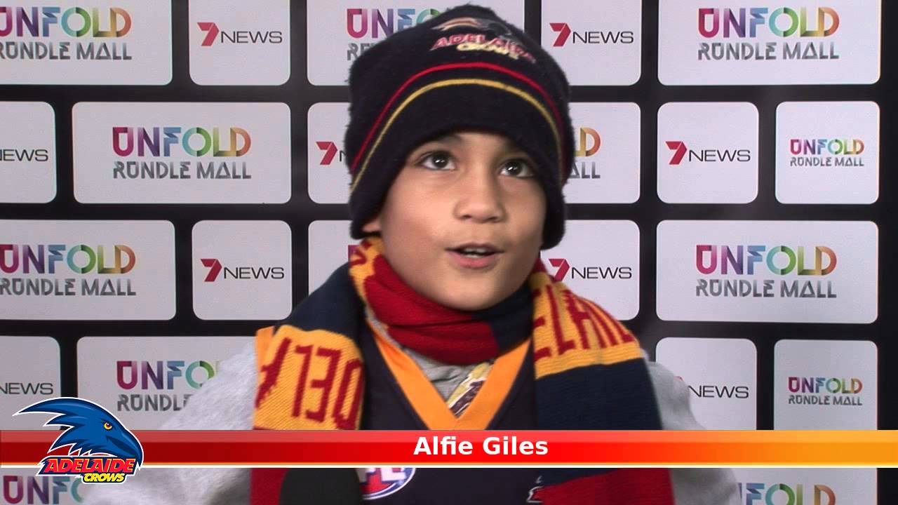 Alfie Giles - 7 News Crows Experience