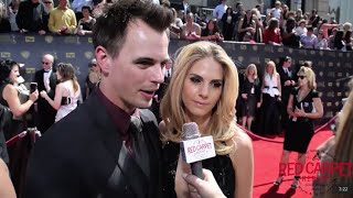 Darin Brooks & Kelly Kruger @BandB_CBS Interviewed at the 42nd Daytime Emmy Awards #DaytimeEmmys