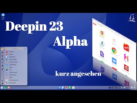 Deepin 23 alpha - kurz angesehen
