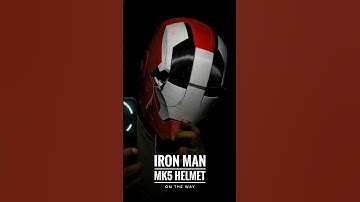 Iron Man 3D Printed MK5 helmet on the way subscribe now to stay tuned #diy #ironman #arduino #servo