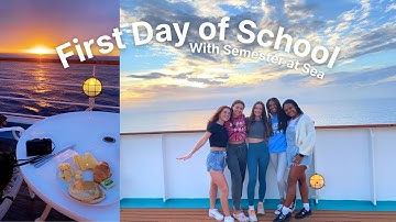 FIRST DAY OF CLASSES WITH SEMESTER AT SEA | Fall 2022 Voyage