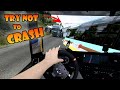 POV in ETS2 Multiplayer | Try not to crash #3 | Calais - Duisburg mixed reality drive, real hands