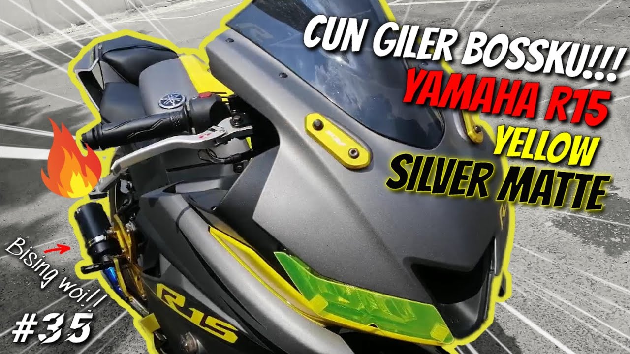  Yamaha  R15  Kuning  Diraja  Review Walkaround YouTube