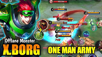 UNKILLABLE X.BORG BUILD + HYPER SUSTAIN ITEM IS UNDERRATED!! | MLBB