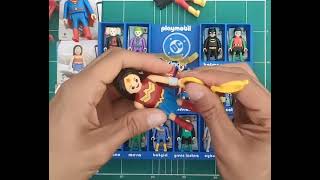 COLLEZIONE COMPLETA!Kinder sorpresa e sorpresa MAXI#playmobil #dc #kinder #3d #actionfigures