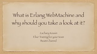 What is WebMachine in Erlang and how does it do Content Negotiation?