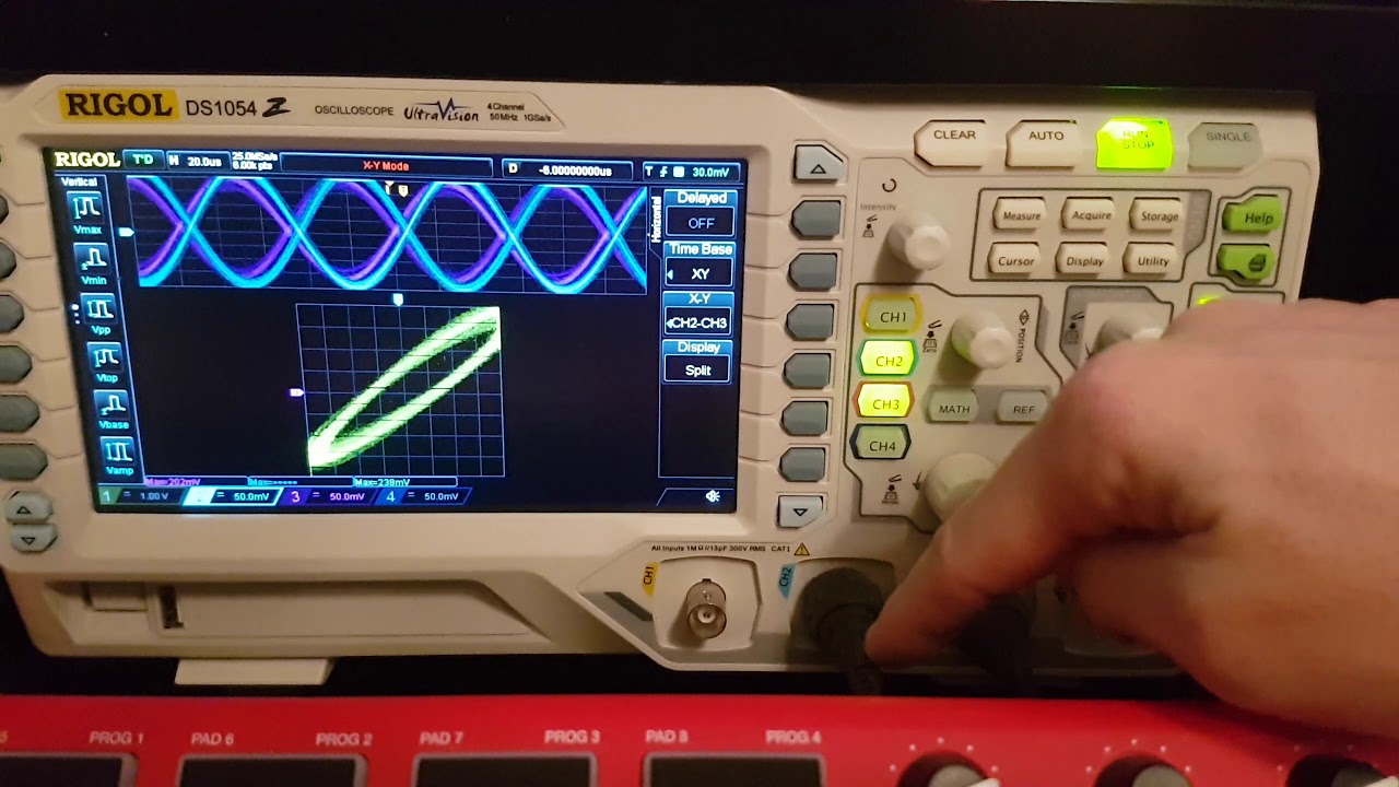 Nakamichi CR-4 Azimuth Adjustment using Rigol Oscilloscope (Part 2 / Addition)