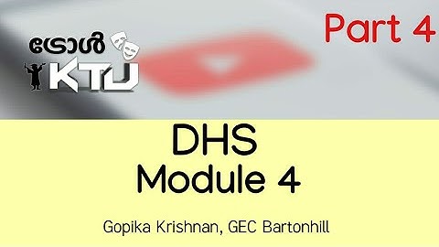 Design of Hydraulic Structures- DHS CE302- Module 4 Part 4 - S6 Civil KTU
