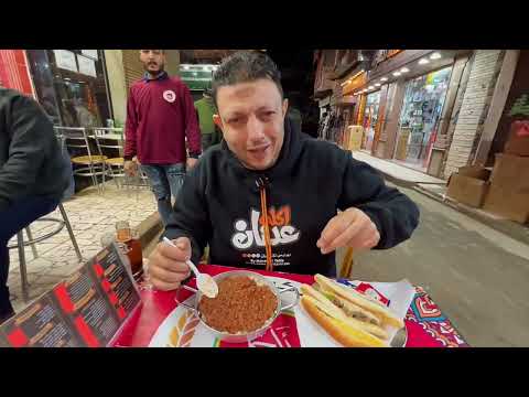 مكرونة ابو احمد في الورديان بياكل عنده ويجز وعدنان