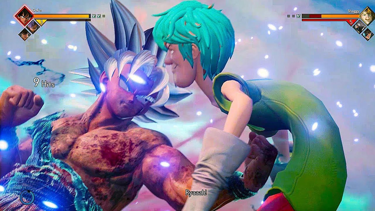 JUMP FORCE Goku Ultra Instinct Gameplay Vs Shaggy & Black Goku YouTube