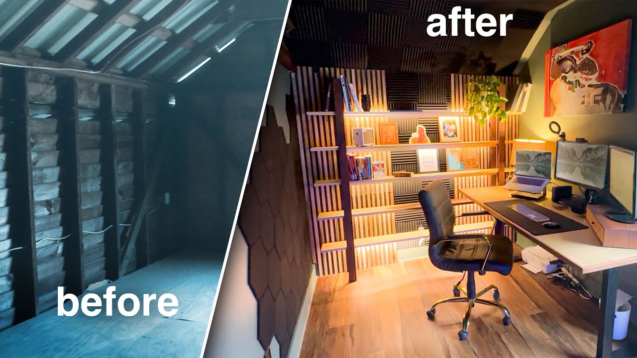 This Wasted Space Became My Dream Office