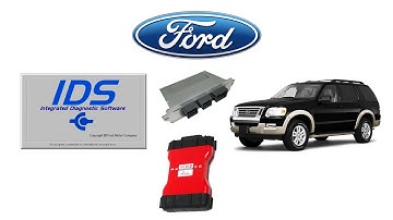 Como virginizar y programar un ECU (Cerebro) de FORD Explorer 2006 al 2011 desde cero con IDS y VCM2