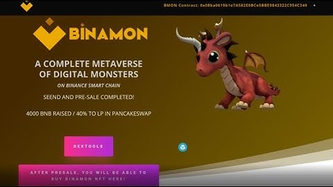How to Play Binamon to Earn Crypto x NFT x BMON Token  (Overview)