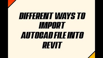 Revit Architecture Beginners Basic Tutorial - Best Way To Import AutoCAD Files Into Revit