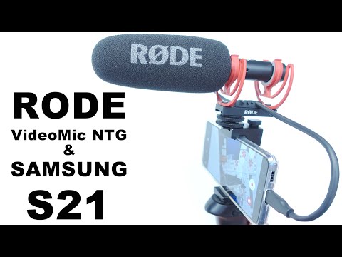 Samsung Galaxy S21 and RODE VideoMic NTG external microphone - The best Smartphone vlogging setup?