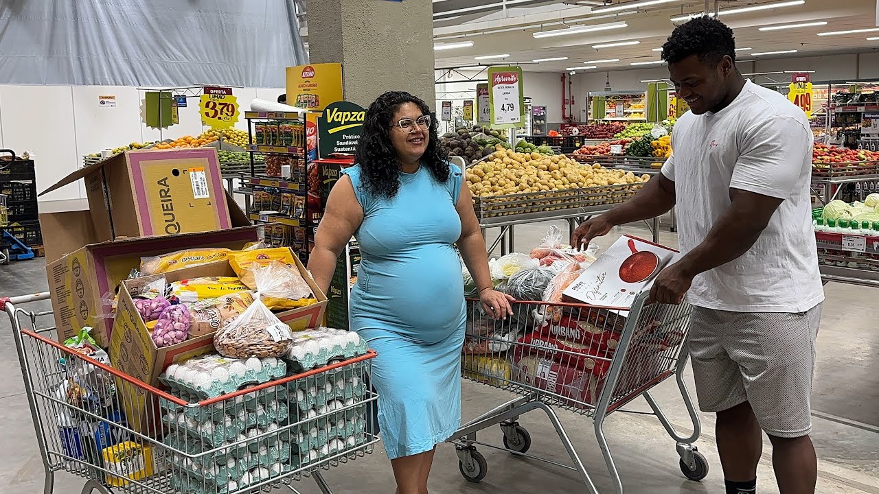 MAIOR COMPRA NO MERCADO DO PANTERA E GLEYCI quanto deu tudo isso?