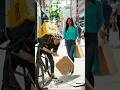 His Bike Broke Down… So the Customer Did Something Unexpected 🚲❤️ #shorts #kindness