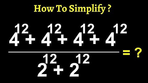 A Nice Exponents Problem | Sum Of Powers | Fast Method.