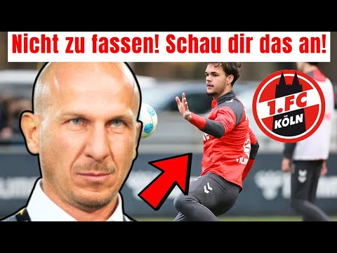 Nachricht von jetzt, sieh dir an, was er gesagt hat. #fcköln