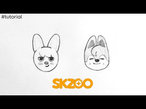 How To Draw Skzoo CharactersWolf Chan And Dwaekki