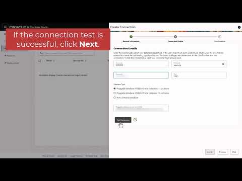 How to create connections in Oracle GoldenGate Studio 23ai