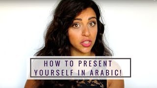 Speaking Arabic #1 My Life! - Verbs Verbs verbs!