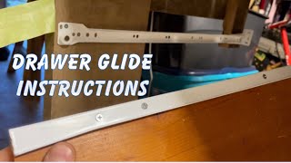 How To install European drawer glides by Hickory hardware Instructions￼ screenshot 4