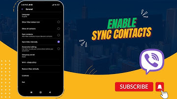 Enable Sync Contacts On Viber. |Technologyglance