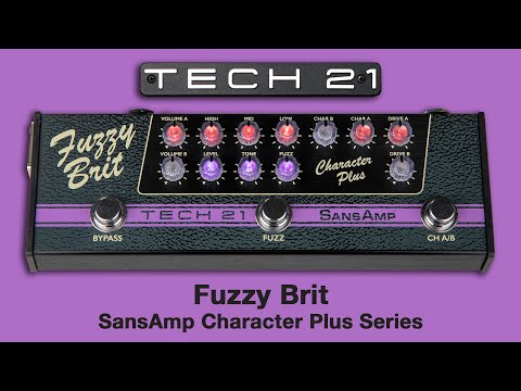 Tech 21 Sansamp Character Plus Series Fuzzy Brit