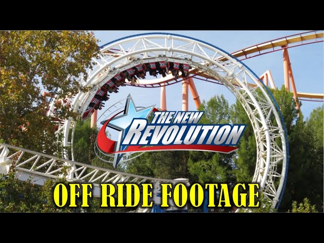 Revolution at Six Flags Magic Mountain Off-Ride Footage (No Copyright) - YouTube